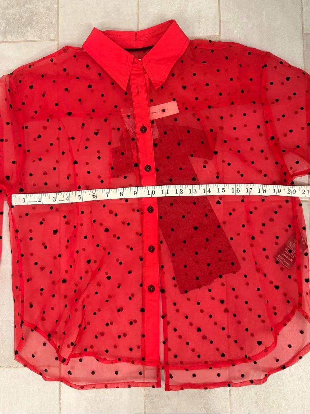 Maeve sheer organza
